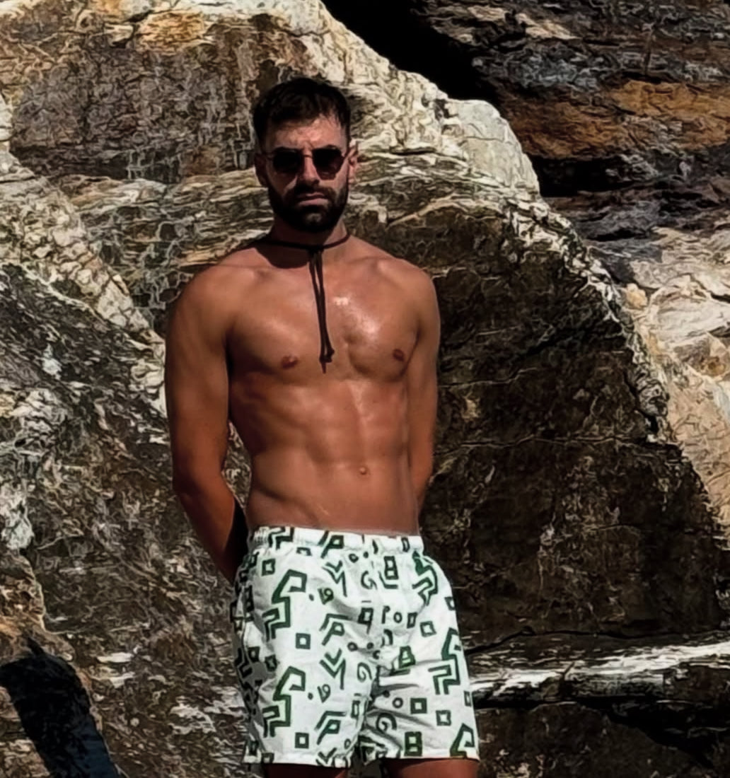 Abstract for Men Shorts