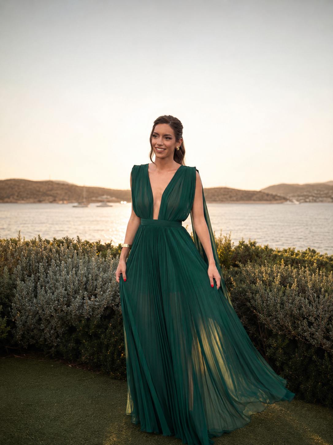 penelope dark green dress Green gown Penelope S3 Bridgerton