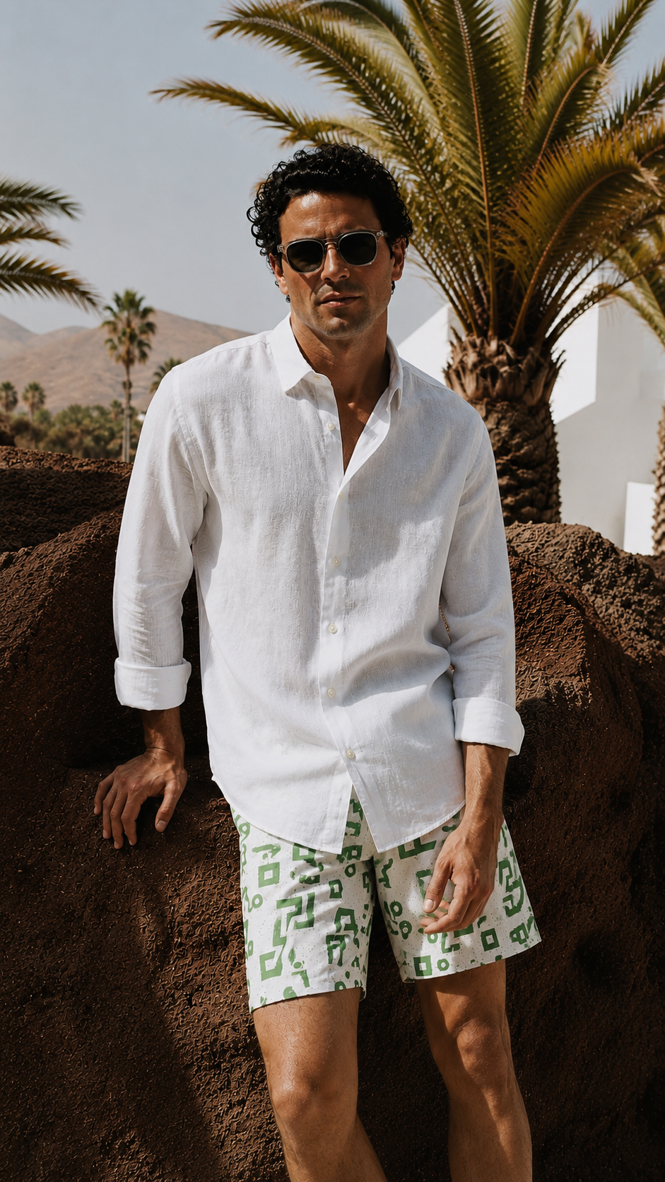 Abstract for Men Shorts